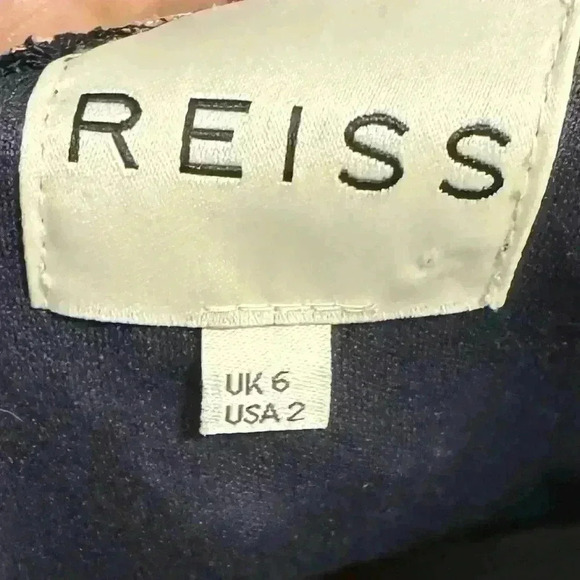 Reiss Amadeus Draped Bodycon Dress Size 2 - Picture 4 of 5